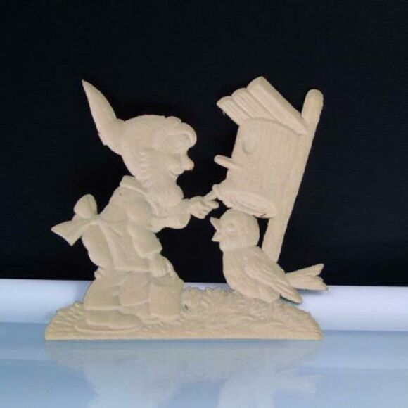 Vintage
1950s Gnome Dwarf Embossed Die Cut - Picture 3 of 4